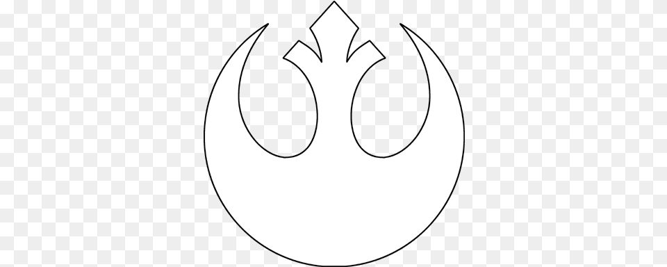 Star Wars Rebel Alliance Symbol Outline Rebel Alliance Jedi Order Logo, Astronomy, Moon, Nature, Night Free Png