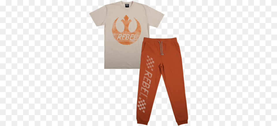 Star Wars Rebel Lounge Set Sweatpants, Clothing, Pants, T-shirt Png Image