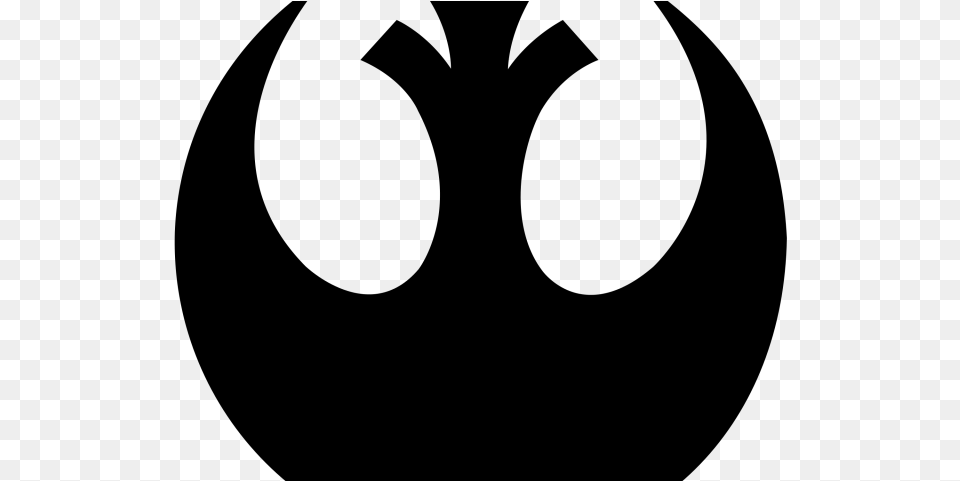 Star Wars Rebel Symbol, Gray Free Png