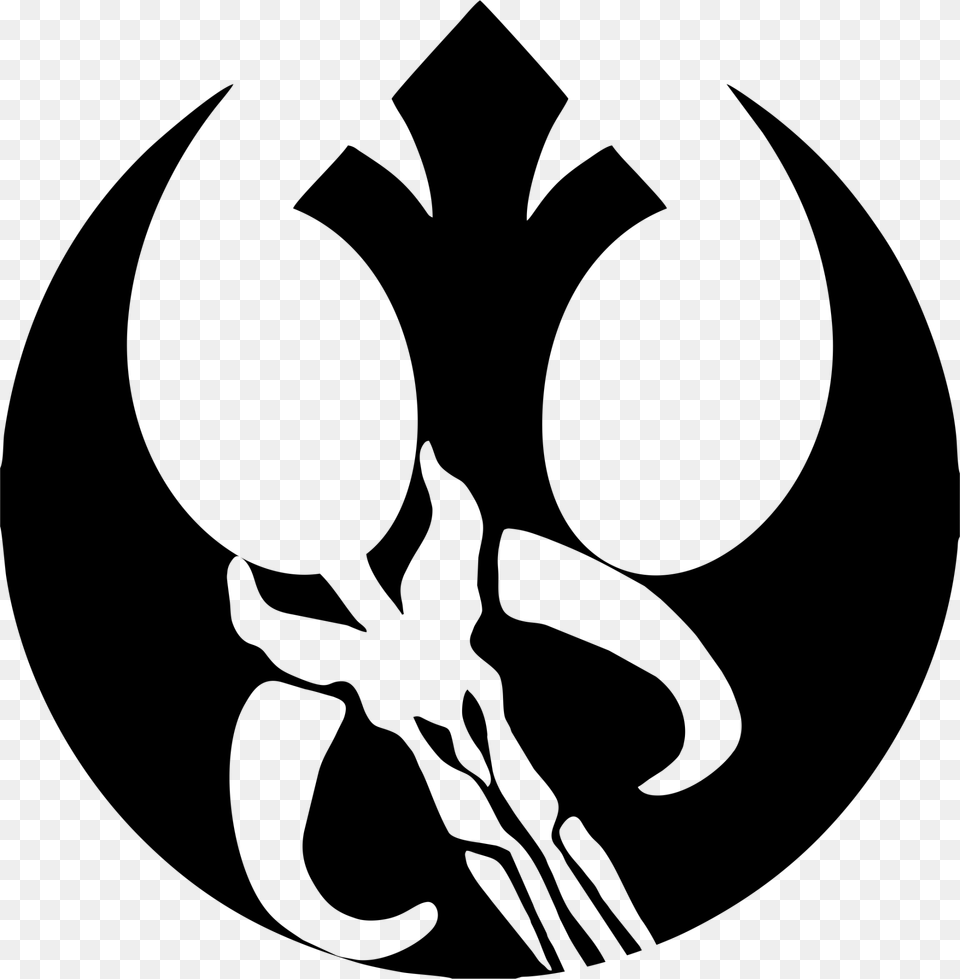 Star Wars Rebel Symbol Orange, Weapon, Animal, Fish, Sea Life Png Image