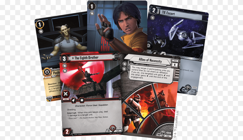 Star Wars Rebels Card Game, Comics, Book, Publication, Art Free Png Download
