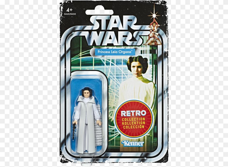 Star Wars Retro Collection Leia, Adult, Female, Person, Woman Png