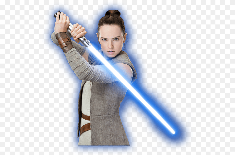 Star Wars Rey, Light, Sword, Weapon, Adult Free Png Download