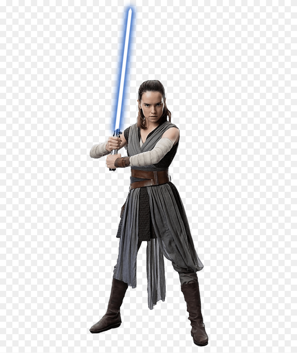 Star Wars Rey Last Jedi Costume, Sword, Weapon, Adult, Female Png