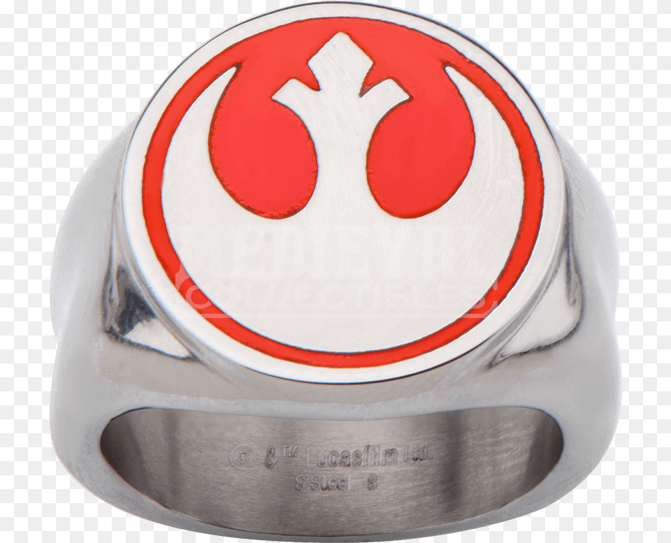 Star Wars Ring Rebel Symbol Red Size, Accessories, Jewelry, Silver Png