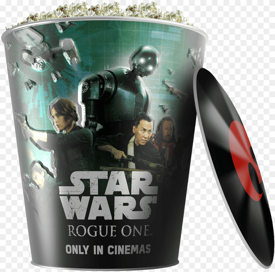 Star Wars Rogue One Popcorn Bucket, Adult, Person, Woman, Female Png Image