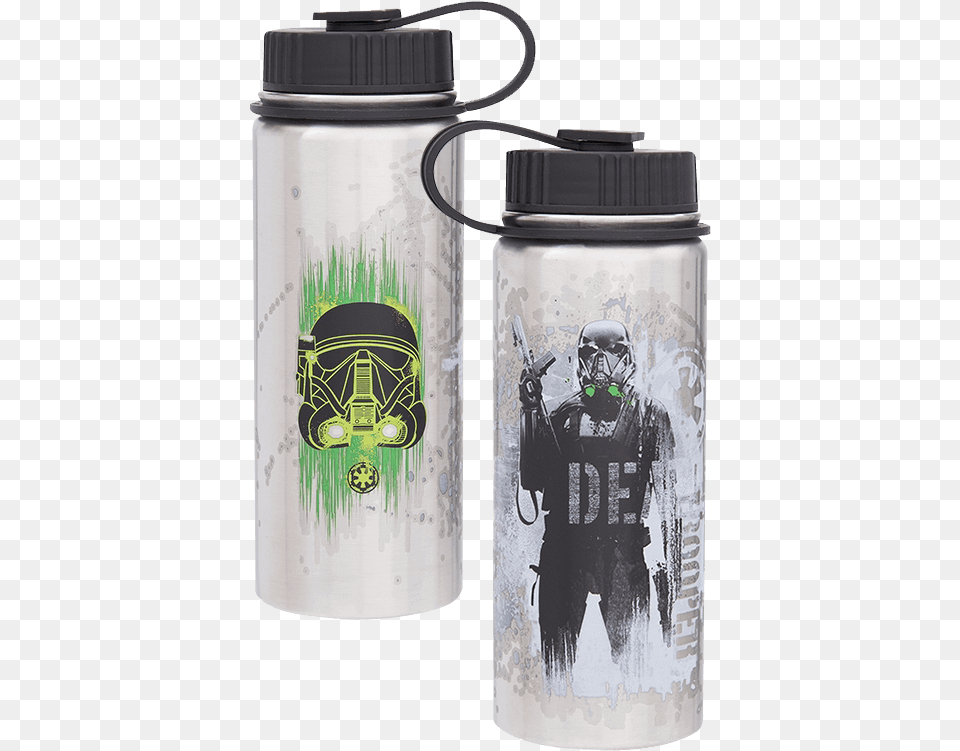Star Wars Rogue One Stainless Steel Bottle Water Bottle, Adult, Male, Man, Person Free Png Download