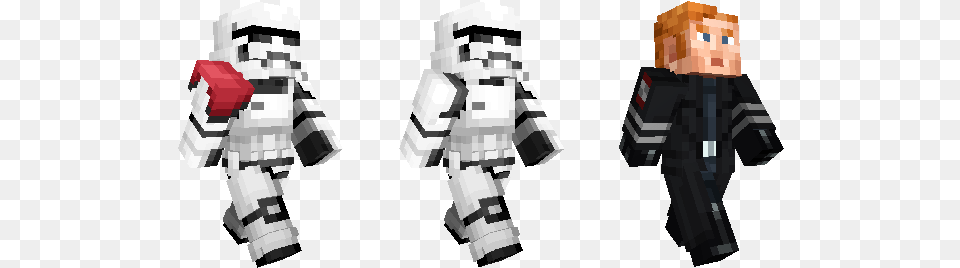 Star Wars Sequel Minecraft Skin Pack, Adult, Male, Man, Person Free Png Download