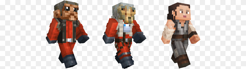 Star Wars Sequel Skin Pack Out Now Minecraft Last Jedi Rey Minecraft Skin, Baby, Person, Dynamite, Weapon Free Transparent Png