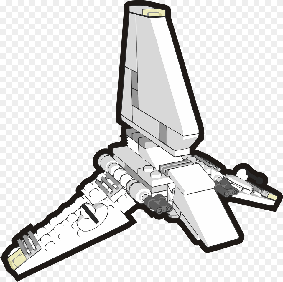 Star Wars Ships Drawings Clipart Star Wars Spaceship Clipart, Aircraft, Transportation, Vehicle, Space Shuttle Free Png Download