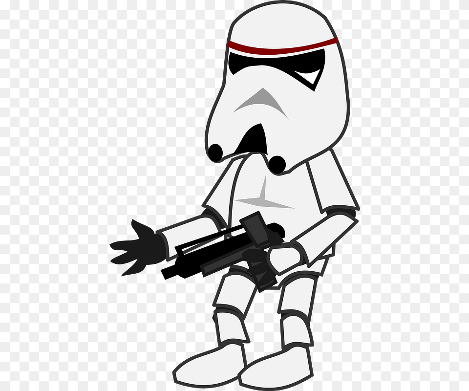 Star Wars Storm Trooper Character Clip Art Characters, People, Person, Baby Free Png Download