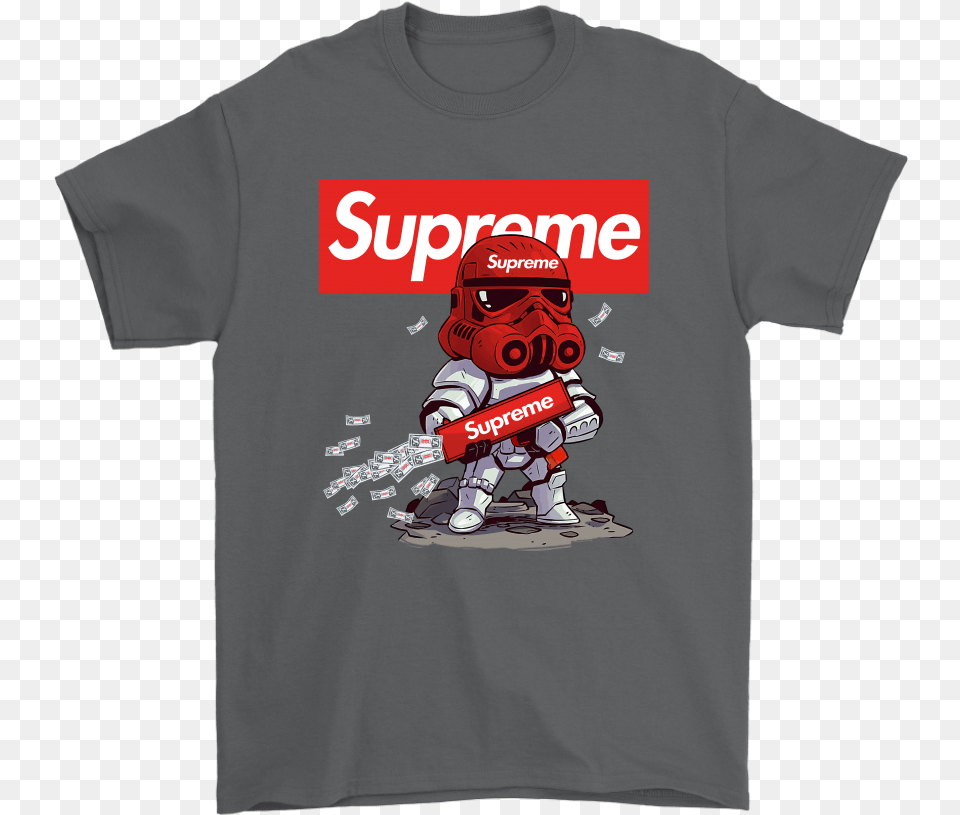 Star Wars Storm Trooper Supreme Shirts Supreme T Shirt Snoopy, Clothing, T-shirt, Baby, Person Free Transparent Png