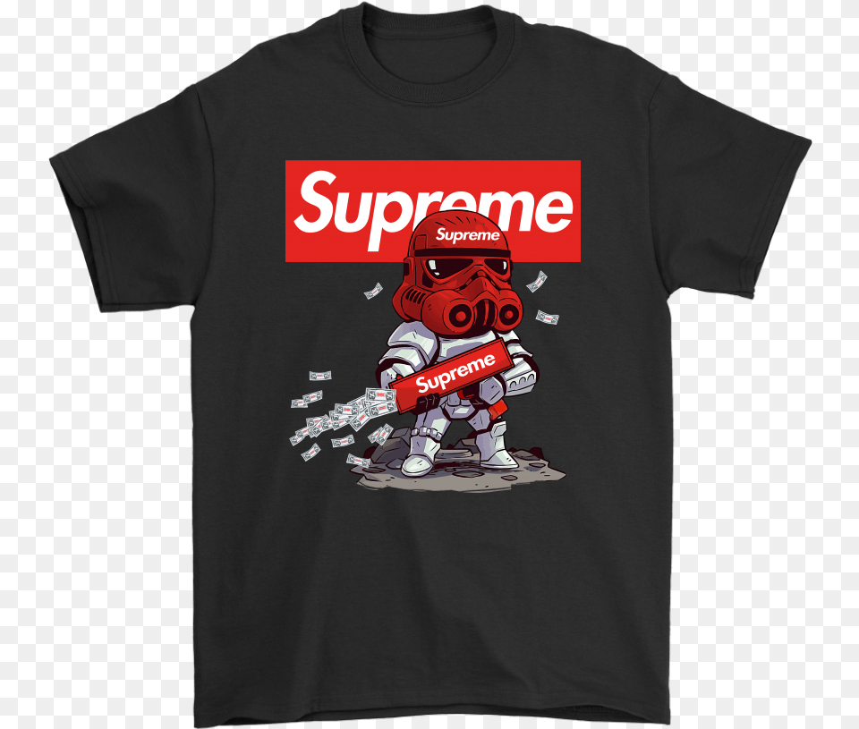 Star Wars Storm Trooper Supreme Shirts Supreme X Nike Shirt, Clothing, T-shirt, Baby, Person Png Image