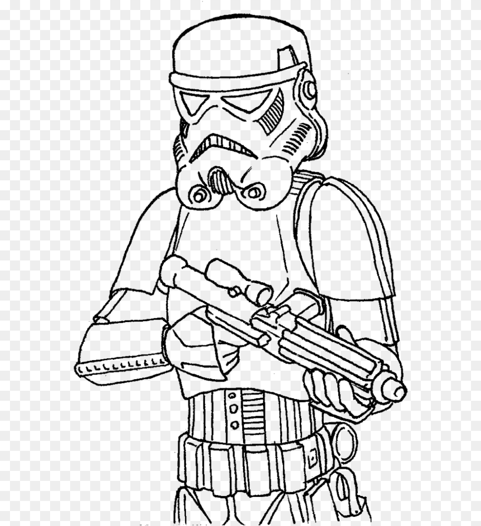 Star Wars Stormtrooper Face Easy Storm Trooper Star Wars Coloring Pages, Gray Png