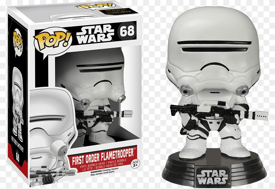 Star Wars Stormtrooper Funko Pop, Helmet, Robot, Person Png Image