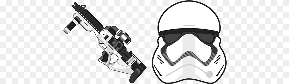 Star Wars Stormtrooper G 11f Blaster Rifle Cursor U2013 Custom Stormtrooper Cursor, Firearm, Gun, Weapon, Helmet Png Image