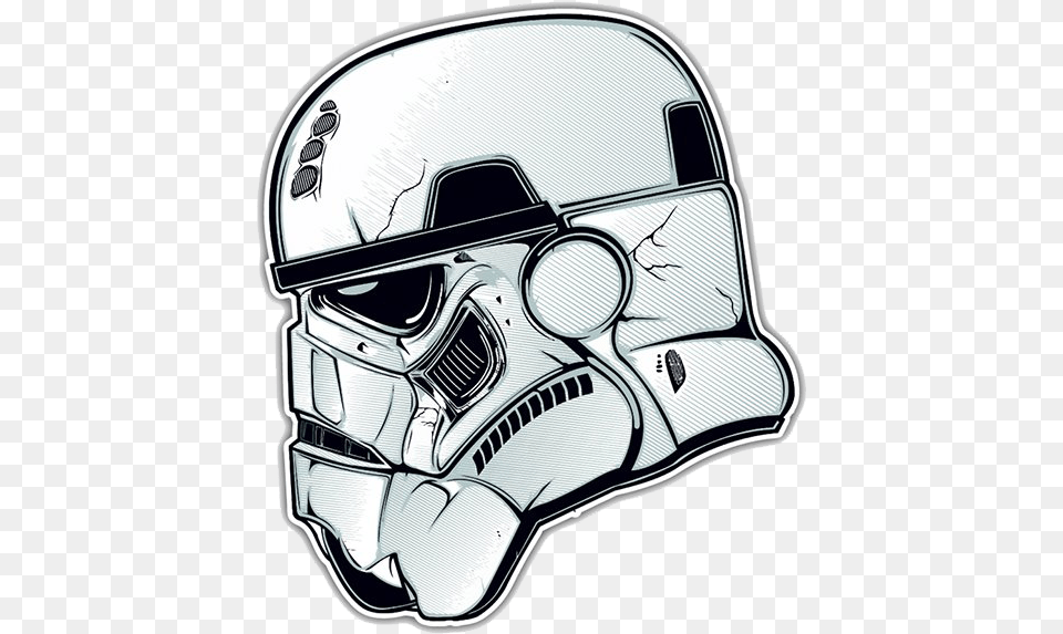 Star Wars Stormtrooper Helmet Image Background Stormtrooper Helmet, Art, Drawing, Clothing, Hardhat Free Png