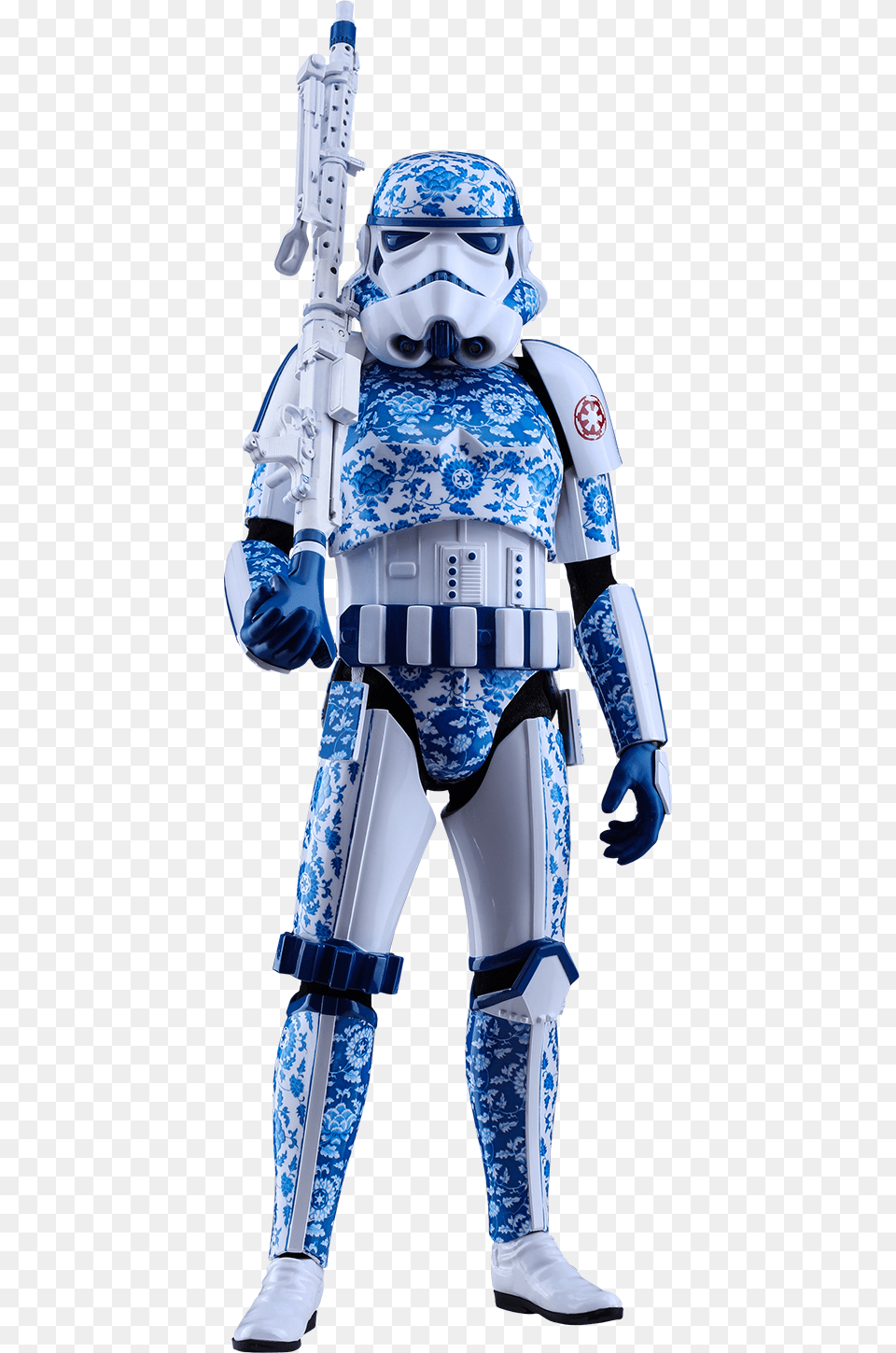 Star Wars Stromtrooper Porcelain Pattern Version Sixth Blue Stormtrooper, Adult, Female, Person, Woman Free Transparent Png