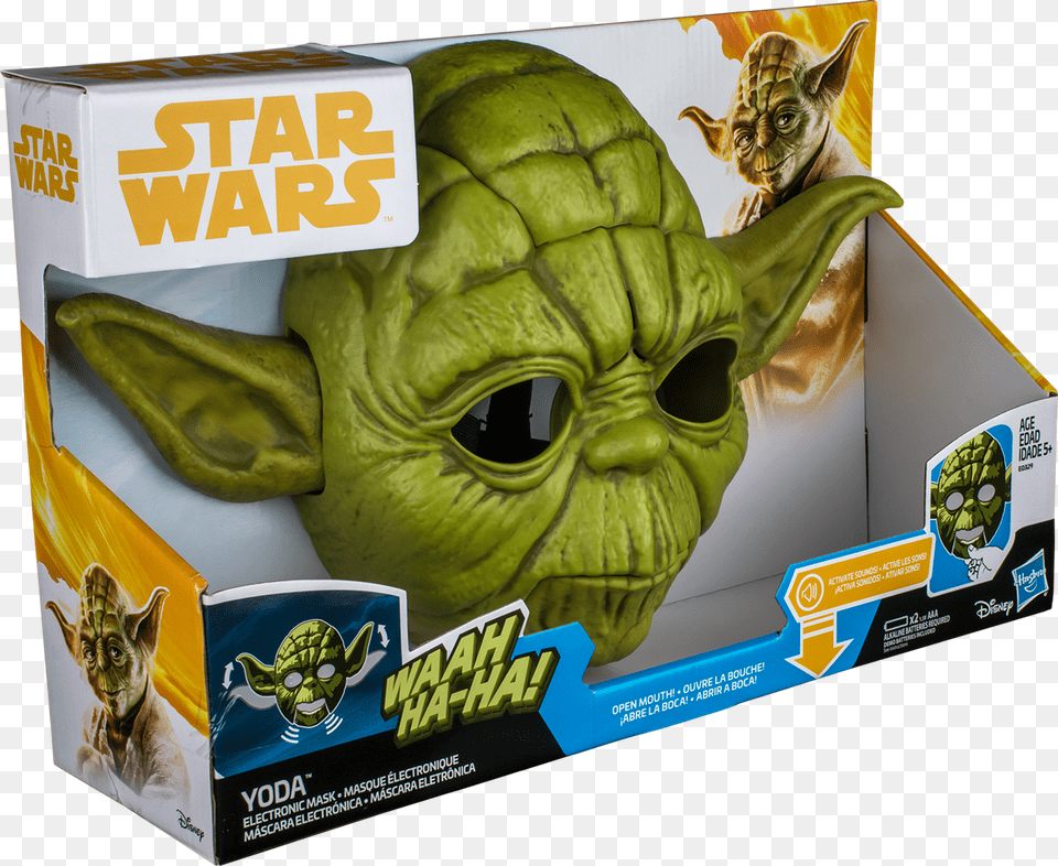 Star Wars Talking Yoda Mask, Alien, Baby, Person, Face Free Transparent Png