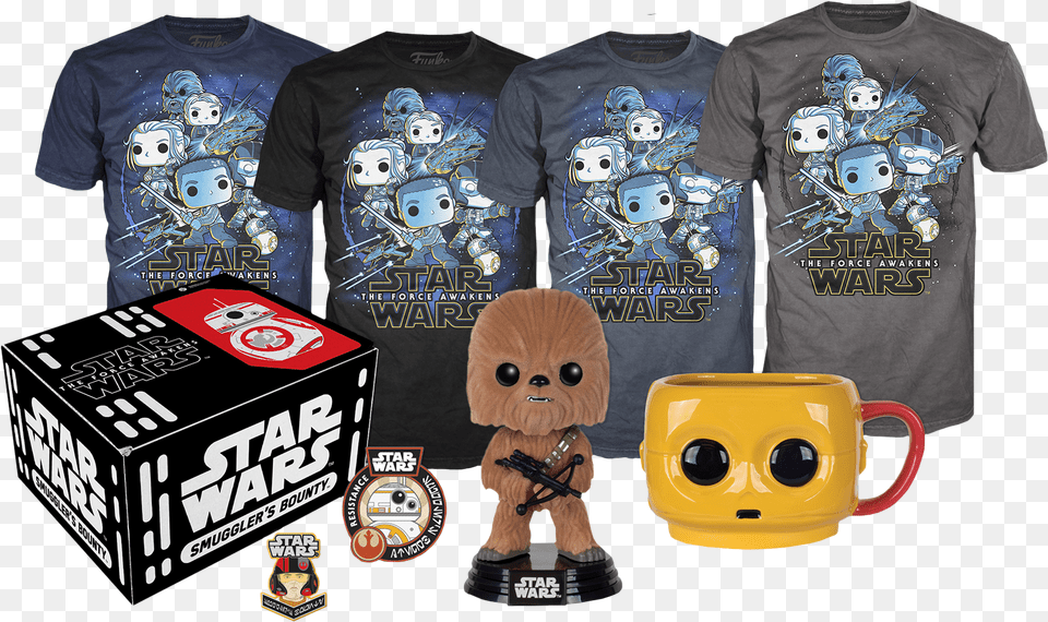 Star Wars The Force Awakens, T-shirt, Clothing, Toy, Person Png Image