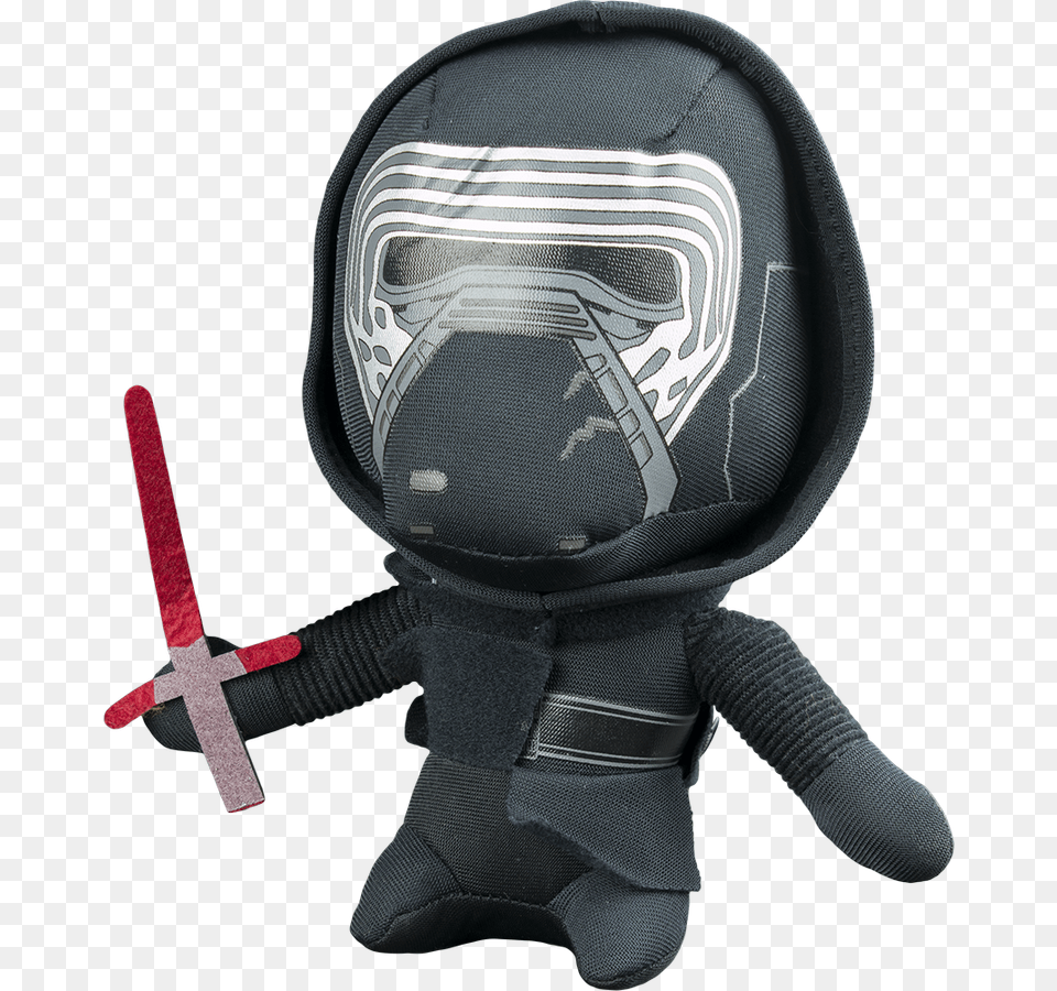 Star Wars The Force Awakens Kylo Ren Super Deformed Star Wars The Force Awakens Kylo Ren Plush 7 Inch Figure, Sword, Weapon, Helmet, Person Free Transparent Png