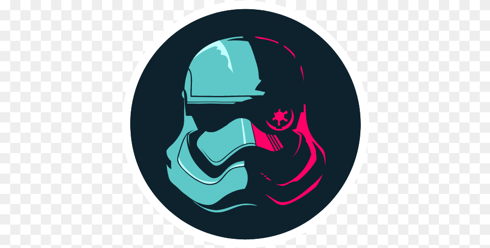 Star Wars The Force Awakens Stormtrooper Sticker Sticker Mania Language, Helmet, Photography, Clothing, Hardhat Png