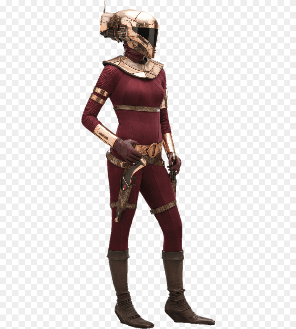 Star Wars The Rise Of Skywalker Character Transparent Star Wars Zorii Bliss, Adult, Armor, Female, Person Free Png
