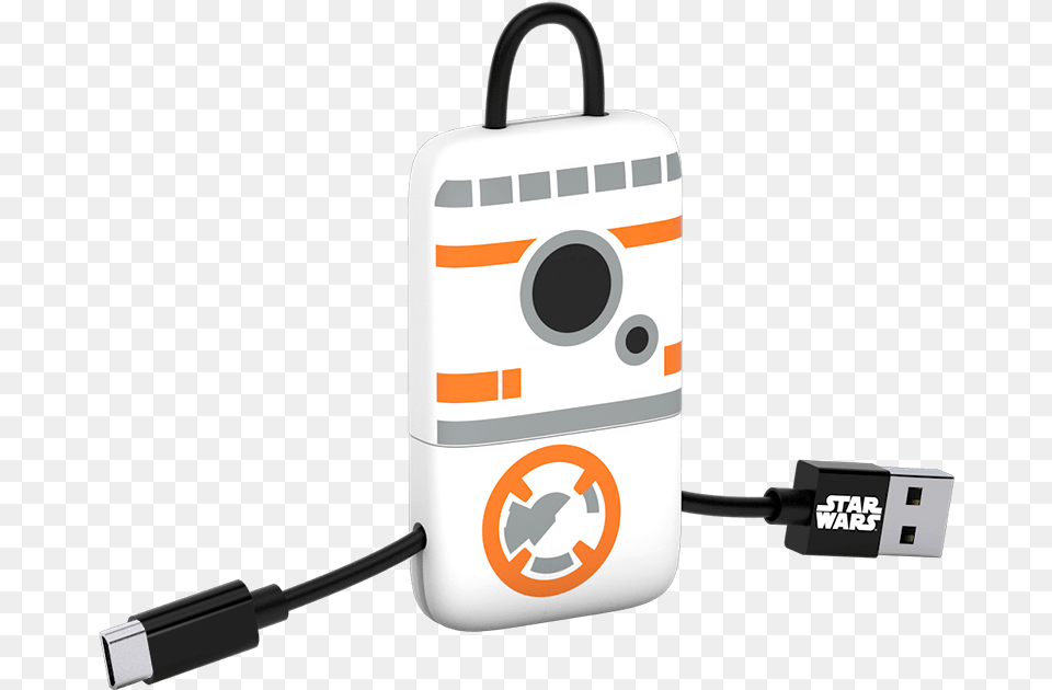 Star Wars Tlj Bb 8 Keyline Micro Usb Cable 22cm Star Wars Iphone Charger Cable, Adapter, Electronics, Dynamite, Weapon Free Png Download