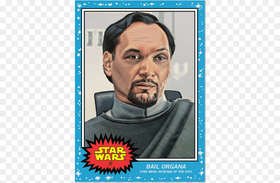 Star Wars Topps Living Set Cards, Adult, Poster, Person, Man Png