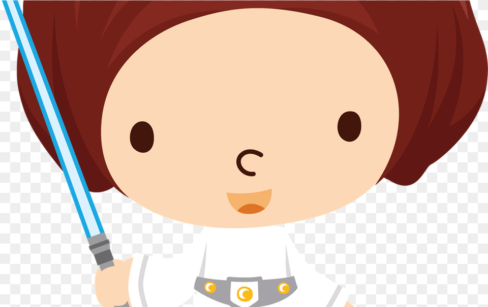 Star Wars Valentines Graphic Free Library Techflourish Baby Princess Leia Clipart, Doll, Toy, Person, People Png
