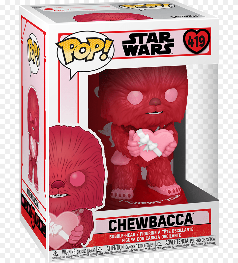 Star Wars Valentineu0027s Day Gift Guide Coffee With Kenobi Chewbacca Valentine Funko, Toy, Plush, Baby, Person Free Png Download