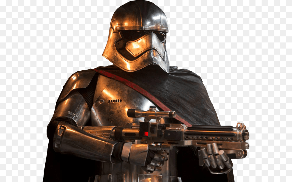 Star Wars Vii Captian Phasma, Gun, Helmet, Weapon Free Png Download