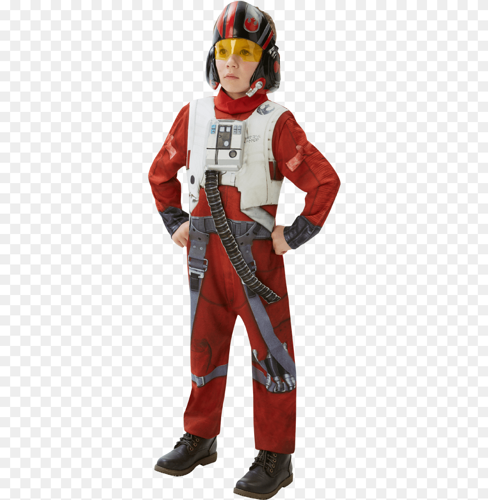 Star Wars Vii Xampamp Star Wars Poe Dameron Costume, Hardhat, Clothing, Helmet, Person Png Image