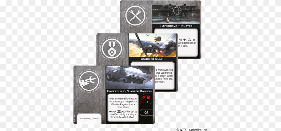 Star Wars X Wing 2nd Ed Heralds Of Hope X Wing Underslung Blaster Cannon, Advertisement, Poster, Art, Collage Free Png