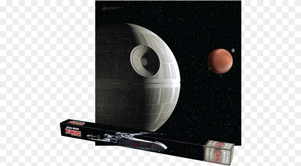 Star Wars X Wing Miniatures Playmat Death Star Star Wars X Wing Playmat, Astronomy, Outer Space, Aircraft, Airplane Png