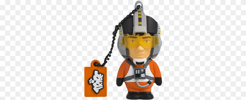 Star Wars X Wing Pilot 16gb Usb Flash Drive, Helmet, Baby, Person, Clothing Free Png