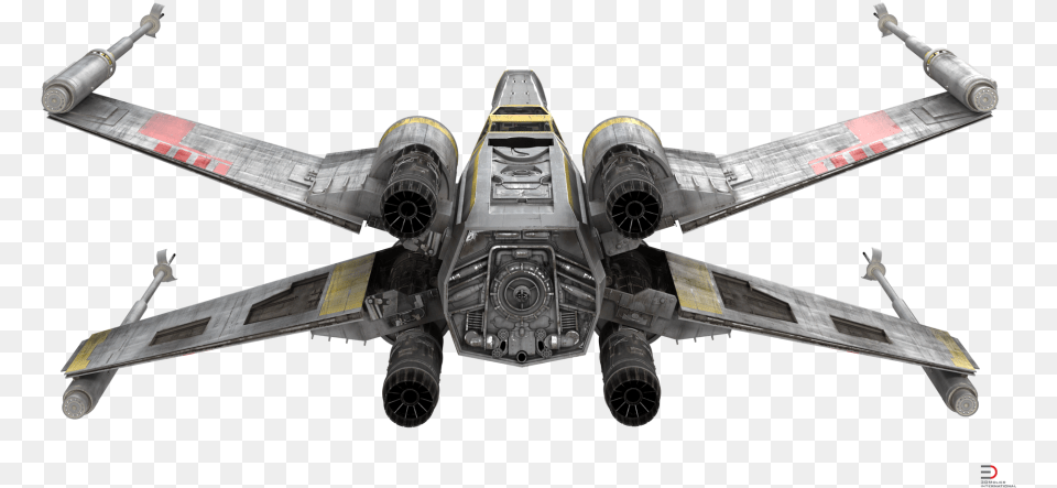Star Wars X Wing Starfighter Yellow 3d Model Cgstudio Star Wars X Wing, Aircraft, Airplane, Transportation, Vehicle Png Image