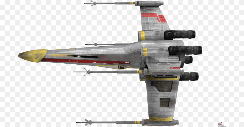 Star Wars X Wing Starfighter Yellow Royalty 3d Sukhoi, Aircraft, Transportation, Vehicle, Airplane Free Png