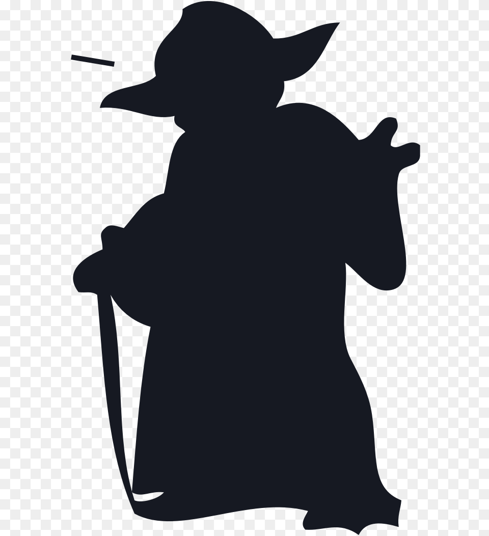 Star Wars Yoda Silhouette, Clothing, Hat, Sun Hat, Person Free Png