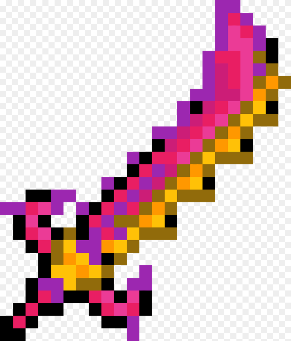 Star Wrath Terraria Image With Pe En Or Minecraft, Purple Png