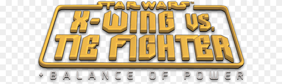 Star X X Wing Vs Tie Fighter Logo, Scoreboard, Text Png Image