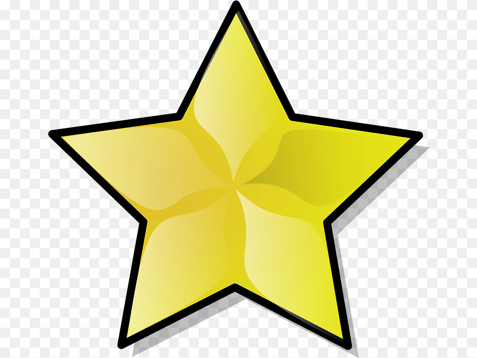 Star Yellow Shape Vector Graphic On Pixabay Clipart Stars Shapes, Star Symbol, Symbol Png Image