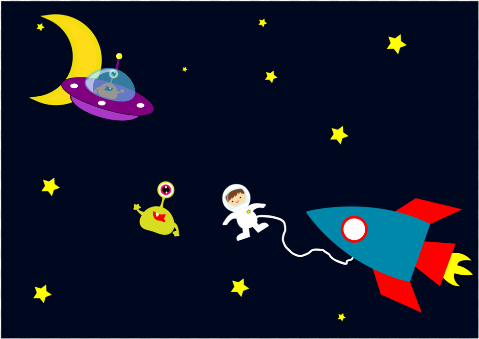 Starartspace Cartoon Rocket In Space, Outdoors Png Image