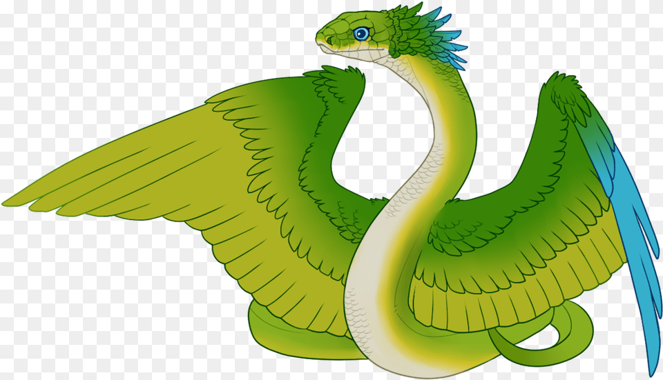 Starborn Alignment Winged Feathered Serpent, Animal, Reptile, Snake Png Image