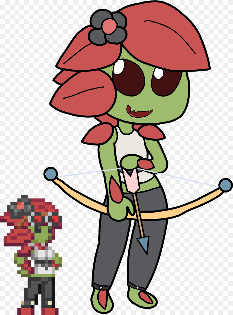 Starbound Floran Fanart Download, Person, Weapon, Face, Head Png Image