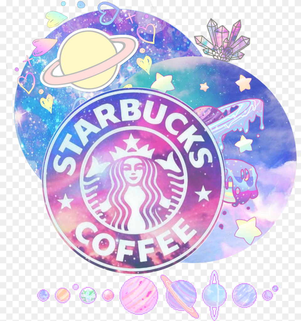 Starbucks, Purple, Badge, Logo, Symbol Png Image
