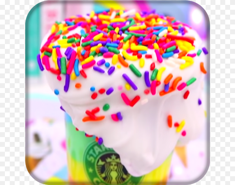 Starbucks, Birthday Cake, Cake, Cream, Dessert Png Image