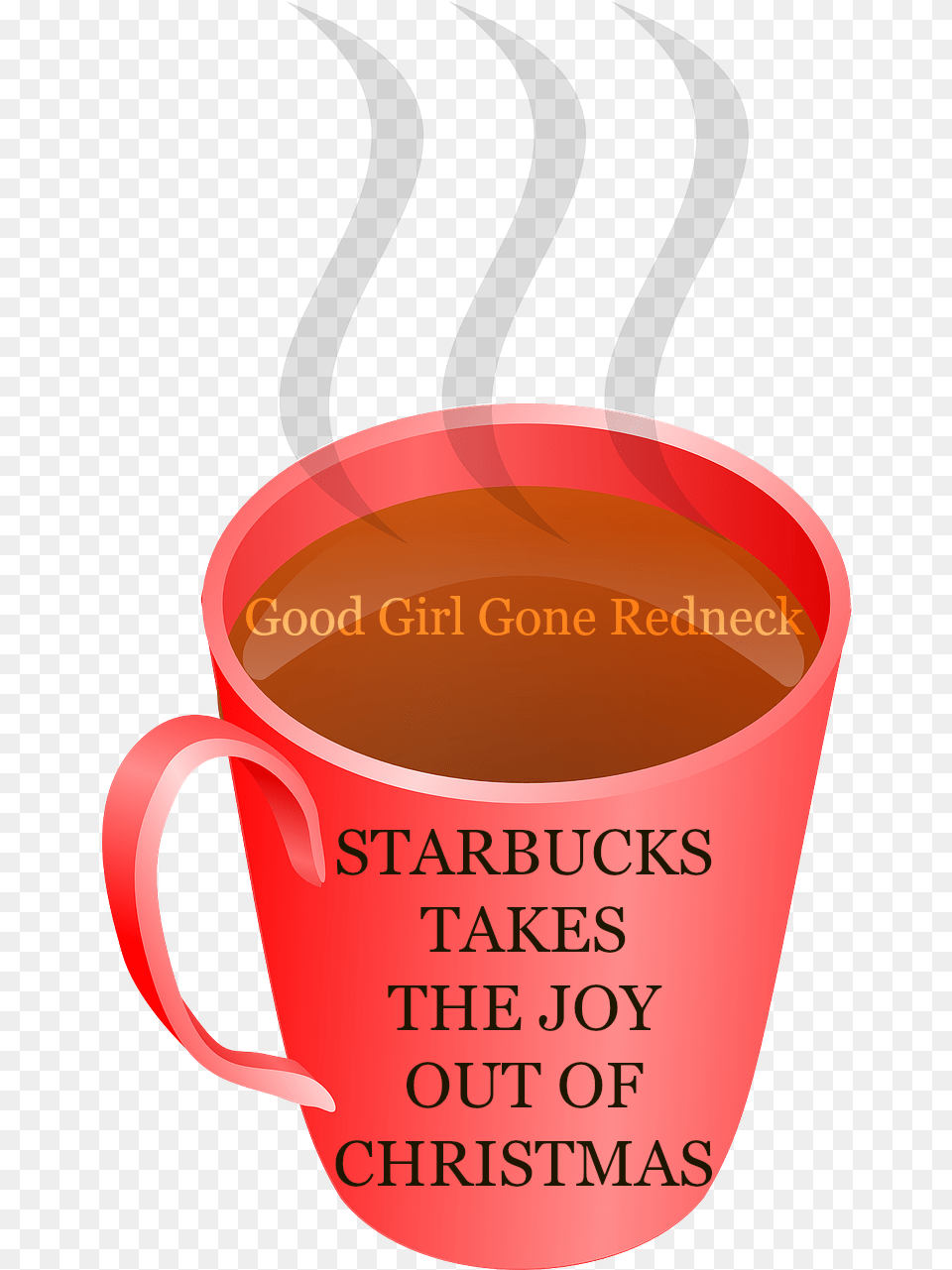 Starbucks Christmas Holidays Coffee Cheers Cartoon Cartoon Cup Of Tea, Food, Ketchup, Beverage, Coffee Cup Free Png Download
