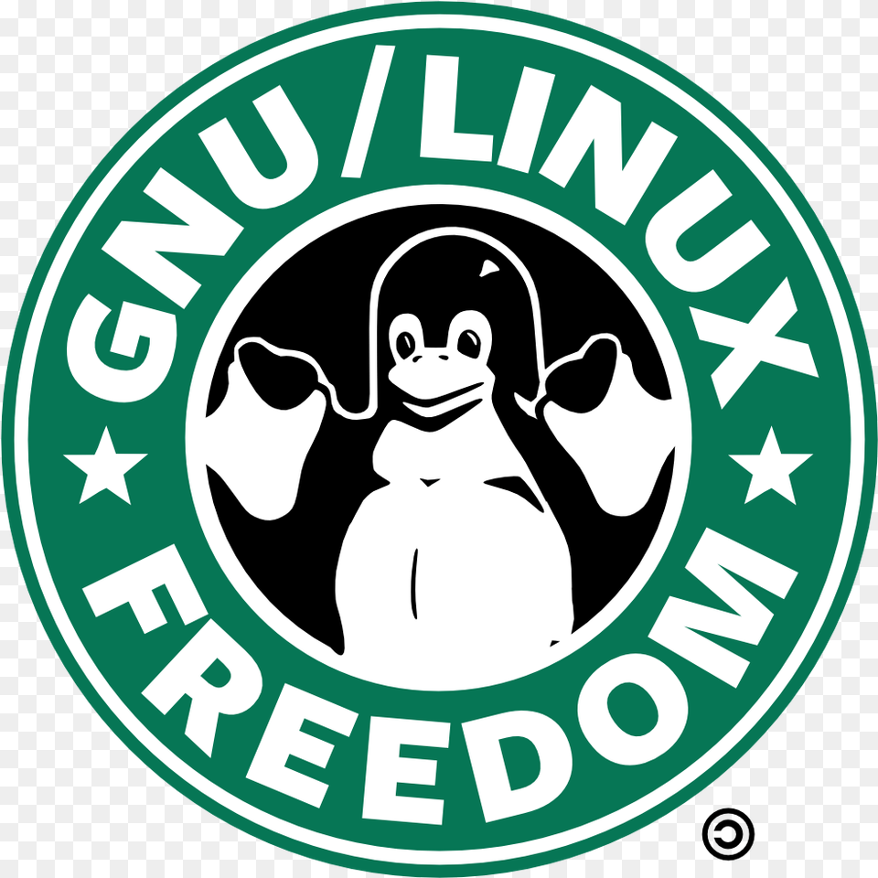 Starbucks Clipart Circle Linux Starbuck Logo, Animal, Bear, Mammal, Wildlife Free Png Download