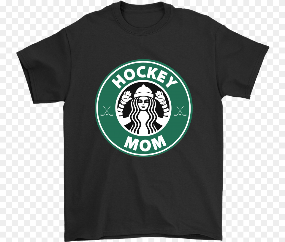 Starbucks Coffee Hockey Mom Loves Starbucks Coffee Emblem, Clothing, T-shirt, Logo, Baby Free Png Download